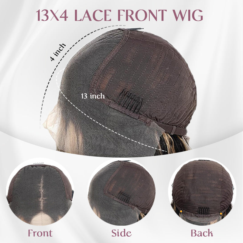 Honey Blonde Bob Wig