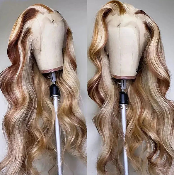 Blonde Highlight Human Hair Wig
