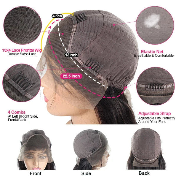 Blonde Highlight Human Hair Wig