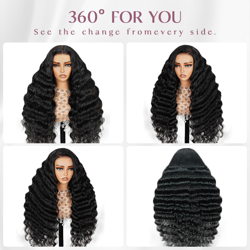 Luxury Human Hair Wig 300% Density