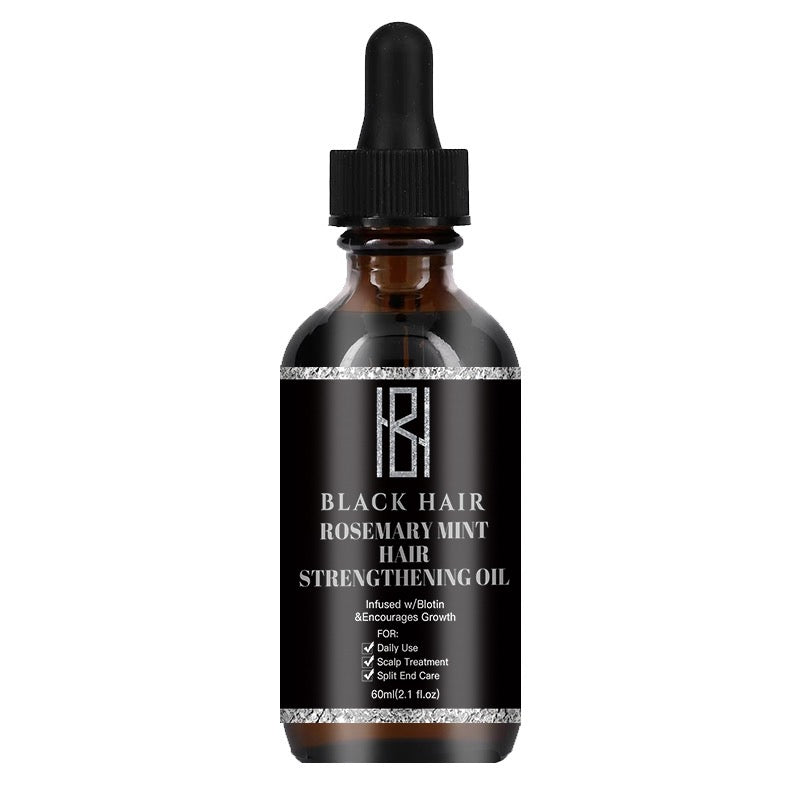 Black Hair Rosemary Mint Hair Strengthening Oil