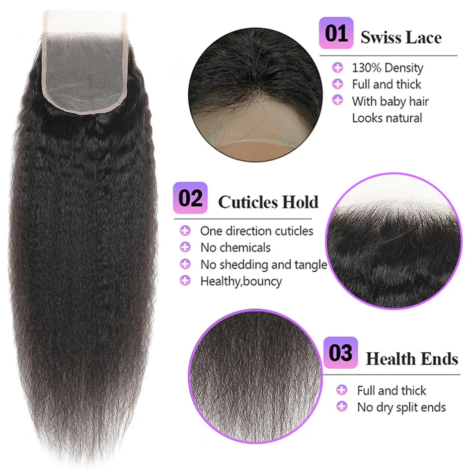 Kinky Straight Hair Bundles