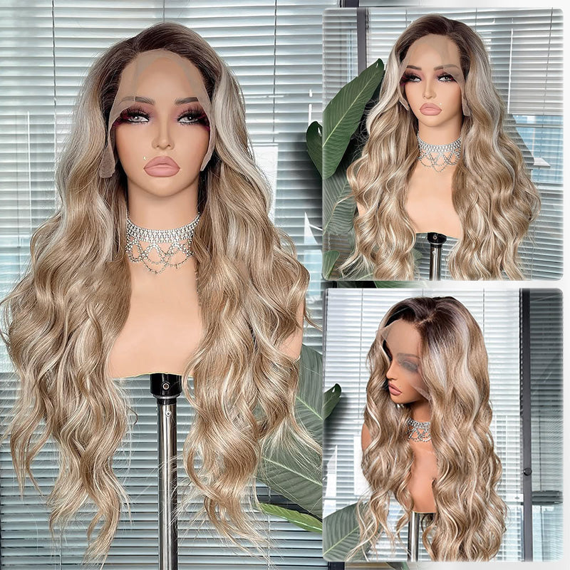 Blonde Highlight Human Hair Wig