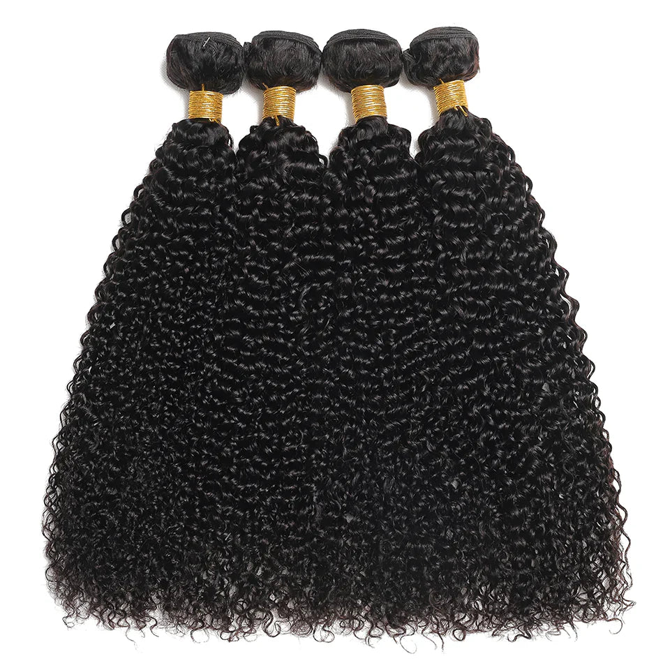 Jerry Curly Human Hair 4 Bundles