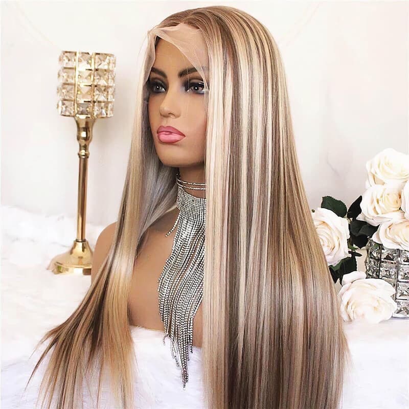 Blonde Highlight Human Hair Wig