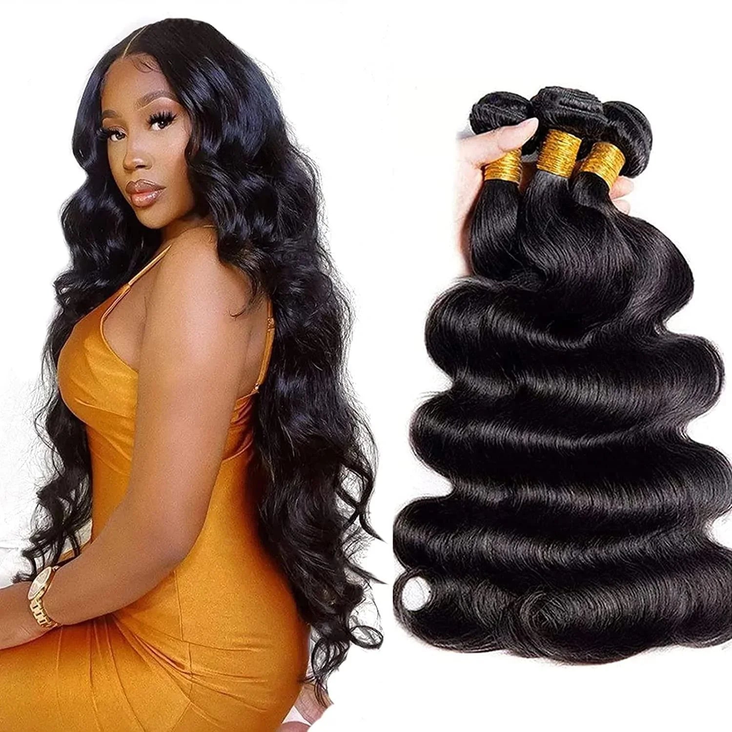 Virgin Body Wave Hair Bundles