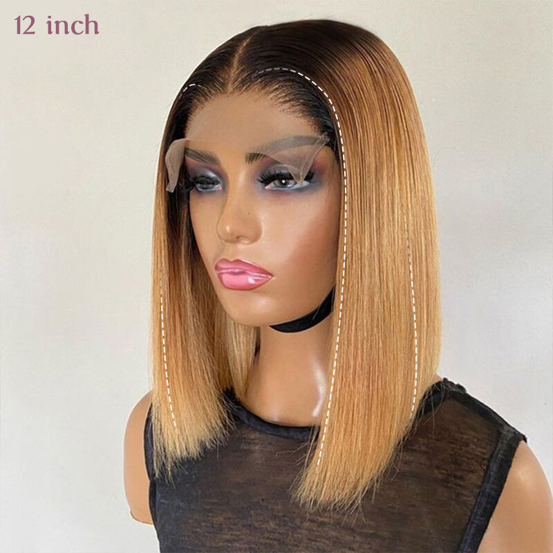 Honey Blonde Bob Wig