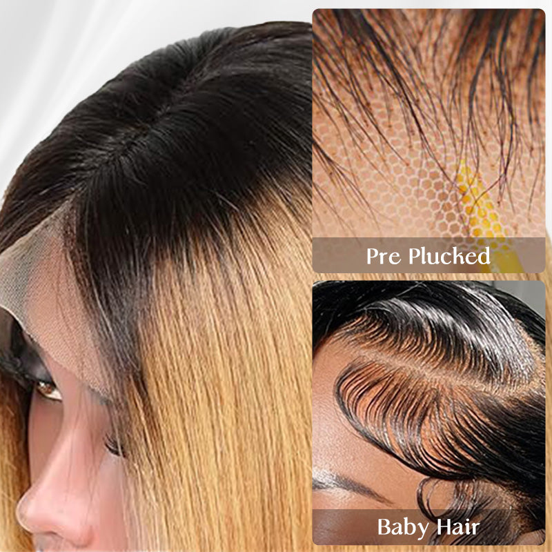 Honey Blonde Bob Wig