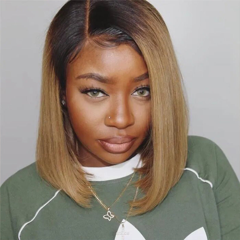 Honey Blonde Bob Wig