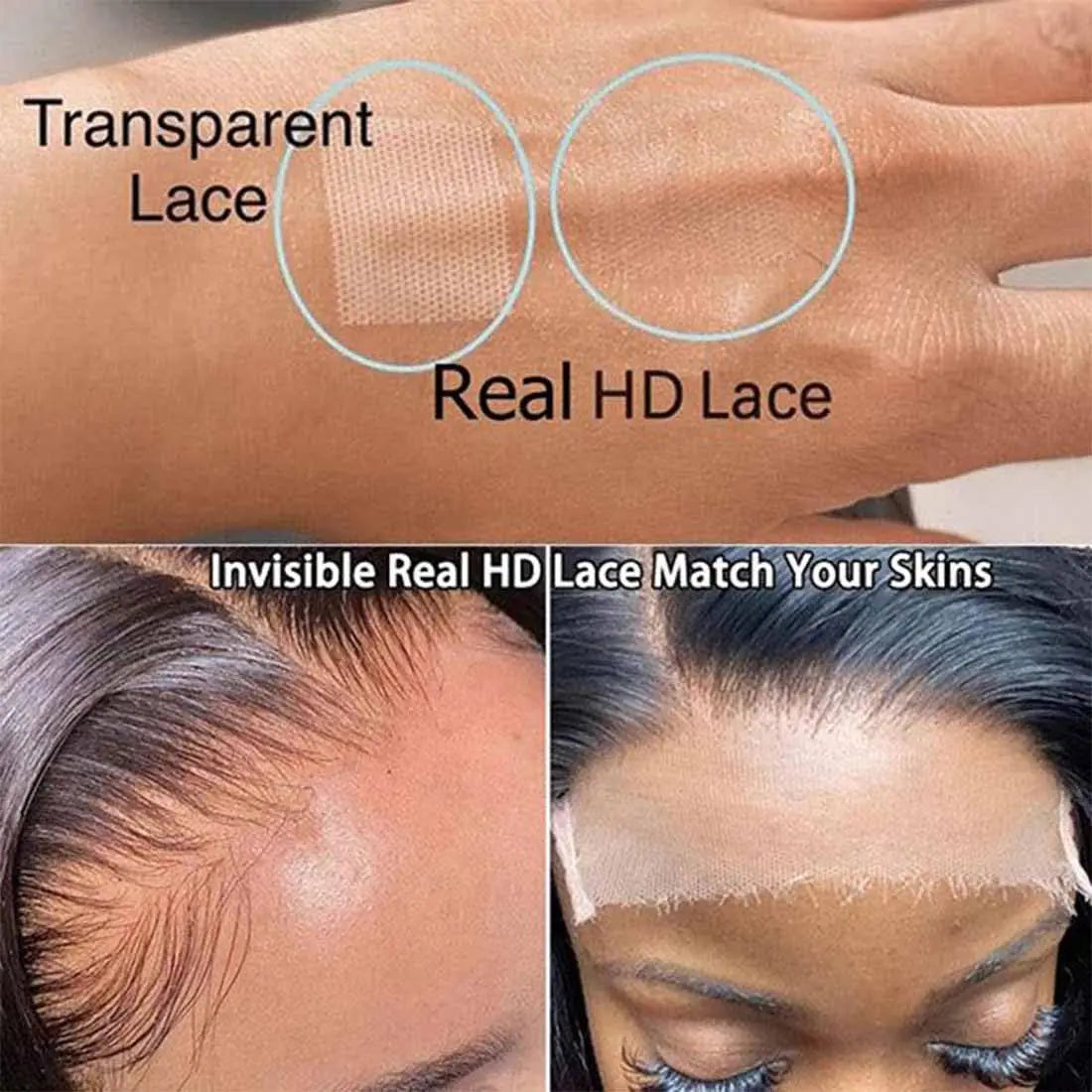 Ready Go Glueless Deep Wave 5X5 HD Lace Closure Wig Natural Hairline Beginner Friendly
