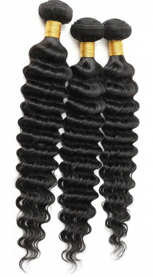 Virgin Hair Deep Wave Extensions
