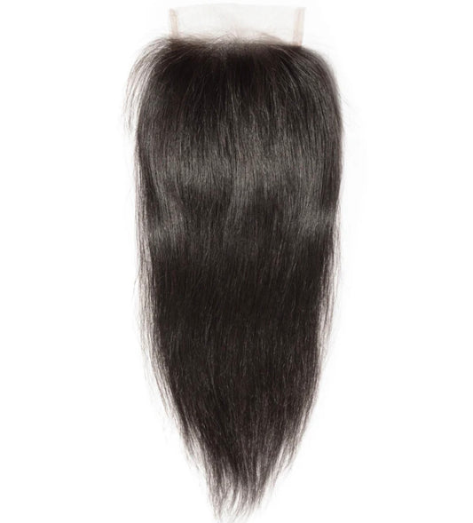 Raw Indian Straight Closure