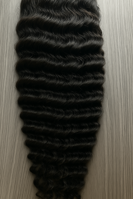 Deep Wave HD or Transparent Lace Front Wigs Pre Plucked 100% Human Hair Wigs Natural Hairline