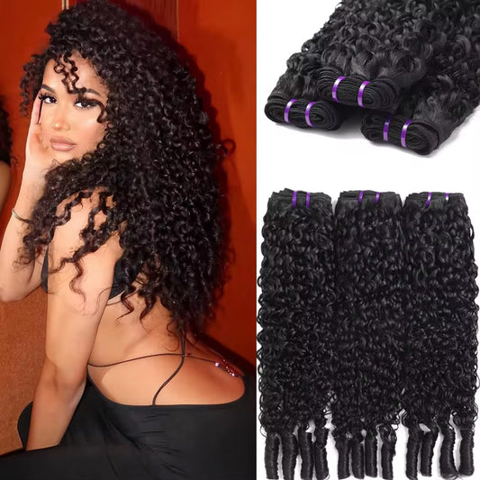 Burmese Curly Virgin Human Hair 3 Bundles