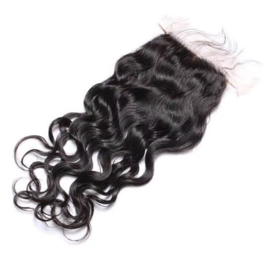 Raw Indian Loose Curly Lace Closure