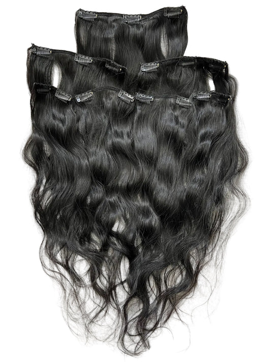 Raw Indian Loose Curly Clip-Ins