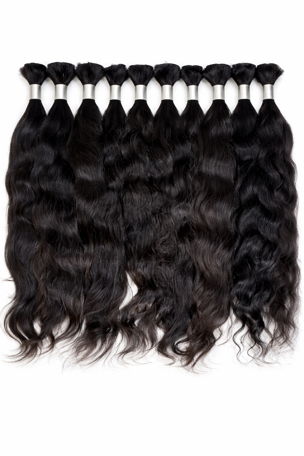 Raw Indian Wavy Bulk Hair