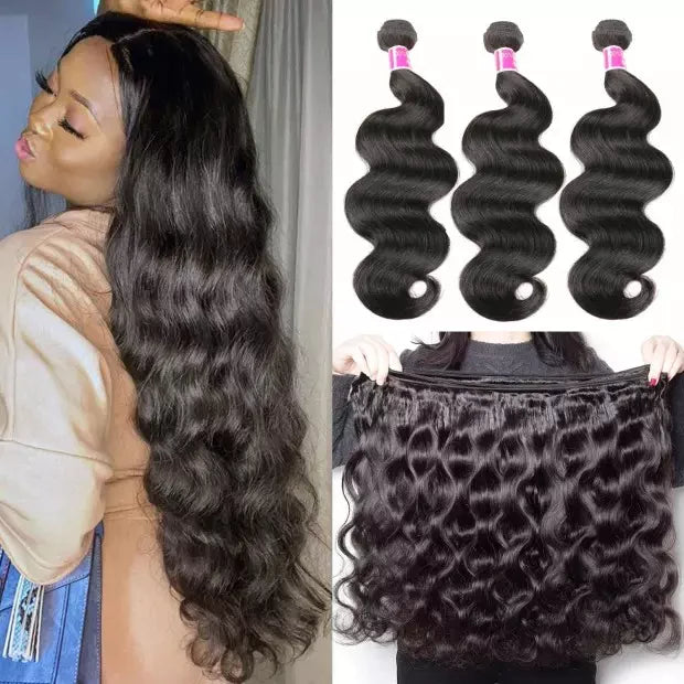Virgin Body Wave Hair Bundles