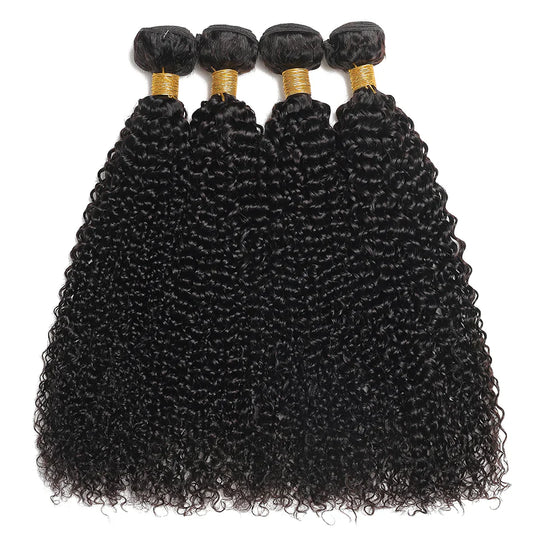 Jerry Curly Human Hair 4 Bundles