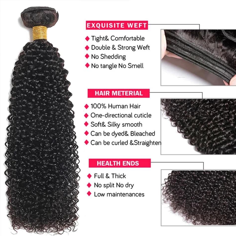 Kinky Curly Virgin Hair Bundles