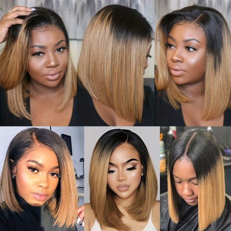 Honey Blonde Bob Wig