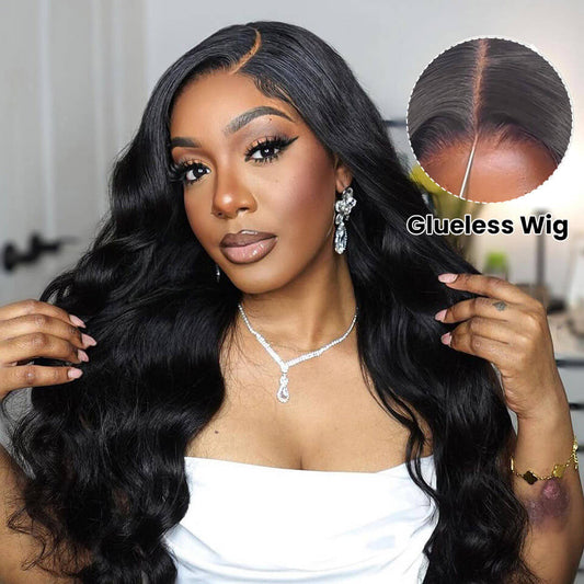 Glueless Body Wave HD Lace Closure Wig Put on and Go Human Hair Wigs